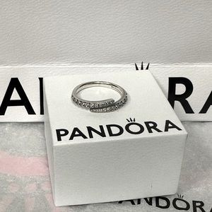 Pandora Overlapping Pave Ring